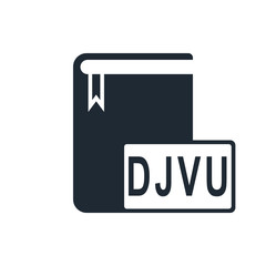 book format djvu icon