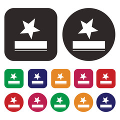 Trophy and prize icons