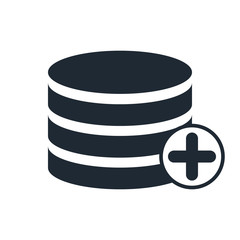 data hdd add icon