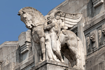 Milan's main railway station built in 1931