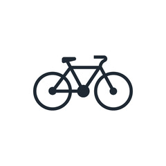 Fototapeta premium icon bicycle profile