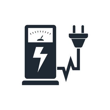 icon electrogas station