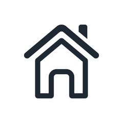 icon home outline - 82566150