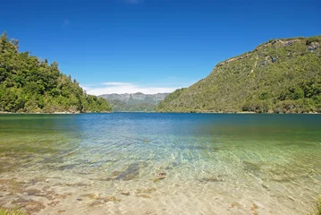 Foto auf Alu-Dibond Ufer des Lake Waikaremoana, Te Urewera NP © Jiri Foltyn