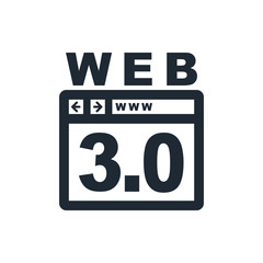 icon web 3 0