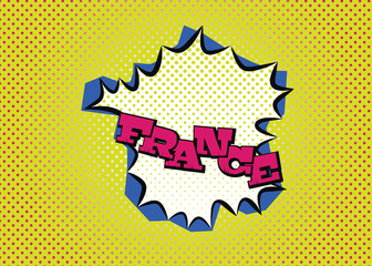 Naklejka premium France