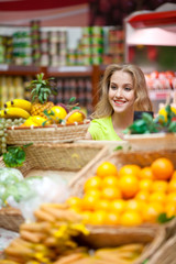 The girl at the grocery store