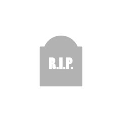 Simple icon tombstone.