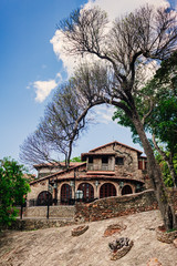 Obraz premium Ancient village Altos de Chavon - Colonial town reconstructed in