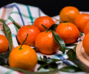 brunch of tangerines