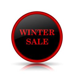 Winter sale icon