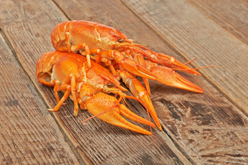 Boiled crayfish