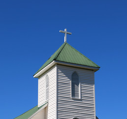 Top Of A White Church
