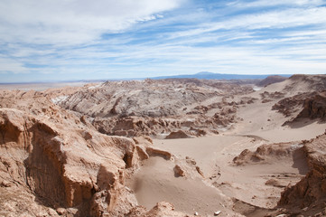 Fototapeta na wymiar Valley of the Moon - Atacama Desert