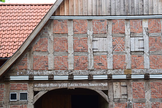 Saniertes Fachwerk