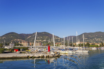 Fototapeta na wymiar View to the La Spezia.