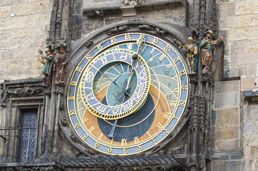 The Prague astronomical clock, or Prague orloj