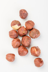 dried hazelnut