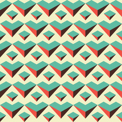 Abstract Retro Color Pattern