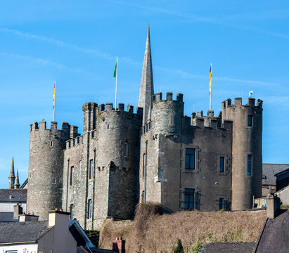 Enniscorthy Castle Ireland and St Mary's Church