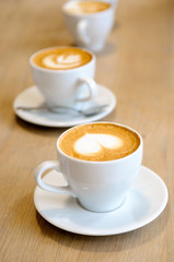 Fototapeta premium cappuccino cups