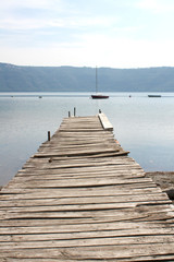 Naklejka premium Lake Pier