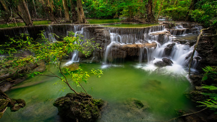 Huay Mae Kamin, Thailand waterfall in Kanjanaburi