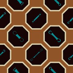 Seamless background with Springs for your design