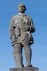 Fototapeta na wymiar Statue of Seamus Rafter Enniscorthy Ireland