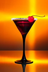 cocktail with cherry