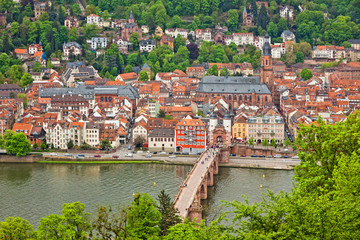 Fototapeta na wymiar Heidelberg old town, Germany