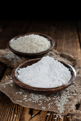 Portion of Rice Flour