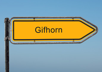 Strassenschild 35 - Gifhorn