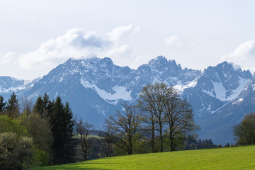 Fototapeta na wymiar Wilder Kaiser von Kitzbühel
