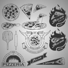 Pizza design elements