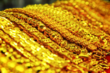 Gold bracelet on sale scene