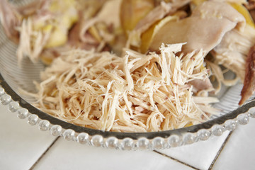Shredded chicken
