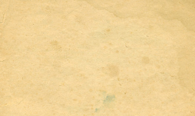 Old turning yellow paper. Background