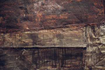 vintage Rusty metal panel textured