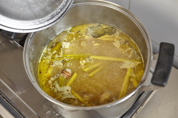 Chicken stock soup