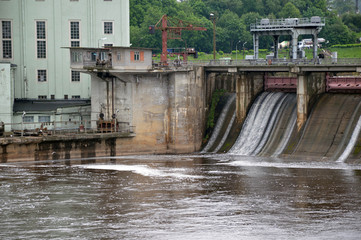 dam, river
