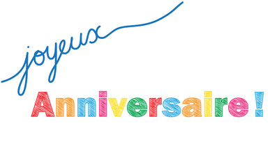 Carte JOYEUX ANNIVERSAIRE 