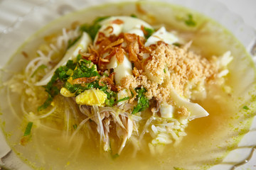 Soto Indonesian chicken soup