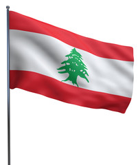 Naklejka premium Lebanon Flag Image
