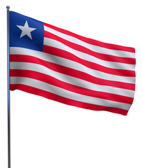 Obraz premium Liberia Flag Image
