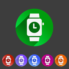 Watch icon sign symbol logo label set
