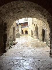 Fototapeta na wymiar Gorizia, La corte del Castello