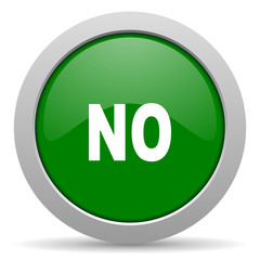 no green glossy web icon
