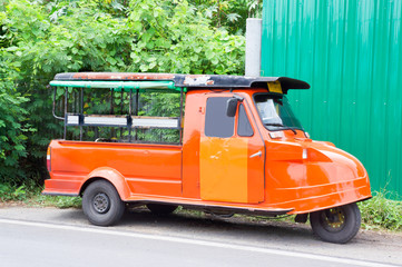 tuk tuk car taxi in Thailand