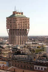 Papier Peint photo autocollant construction de la ville Velasca Tower in Milan